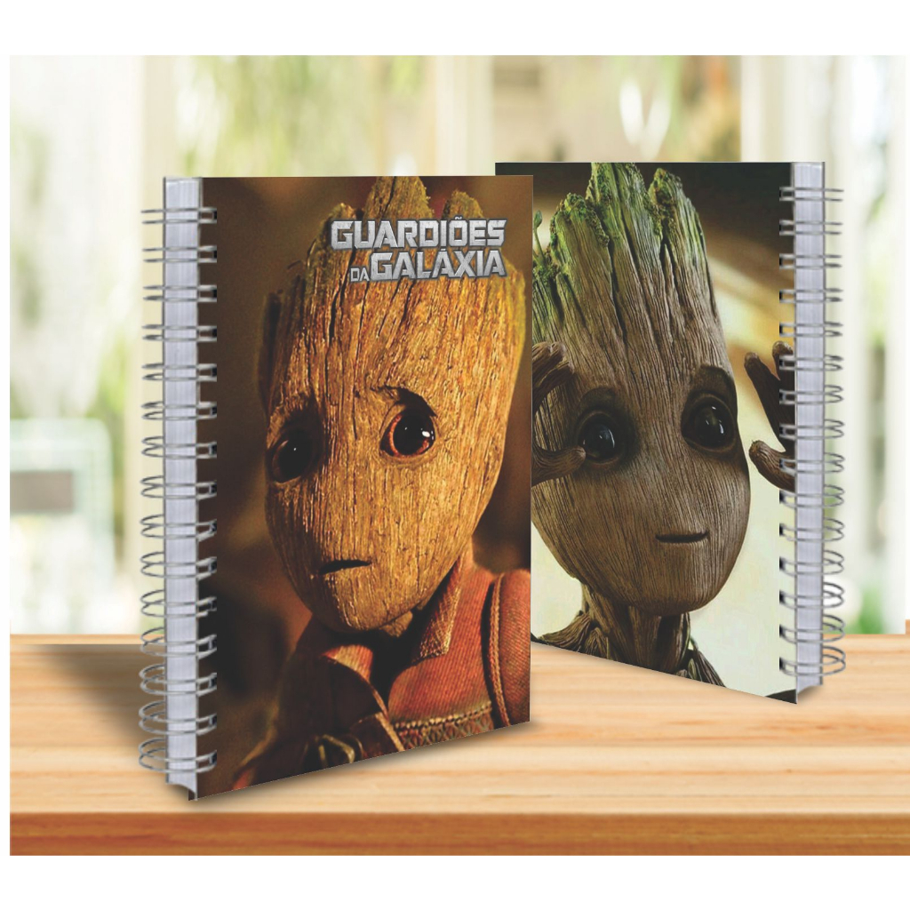 Agenda Escolar Infantil Colorida Guardiões da Galáxia (NÃO Personalizamos com o nome)