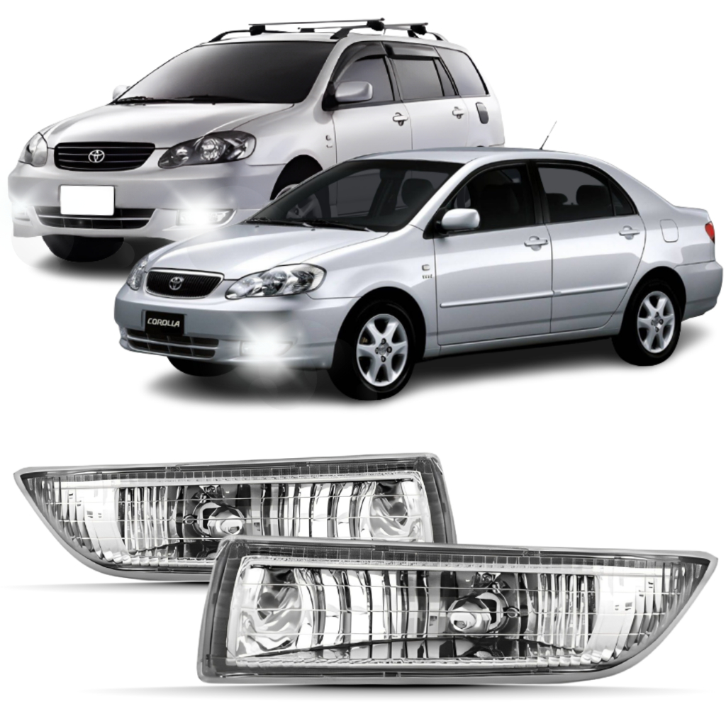 Par/Un Farol Milha Toyota Corolla 2002 2003 2004 Fielder 2005 á 2007 em Oferta na Shopee