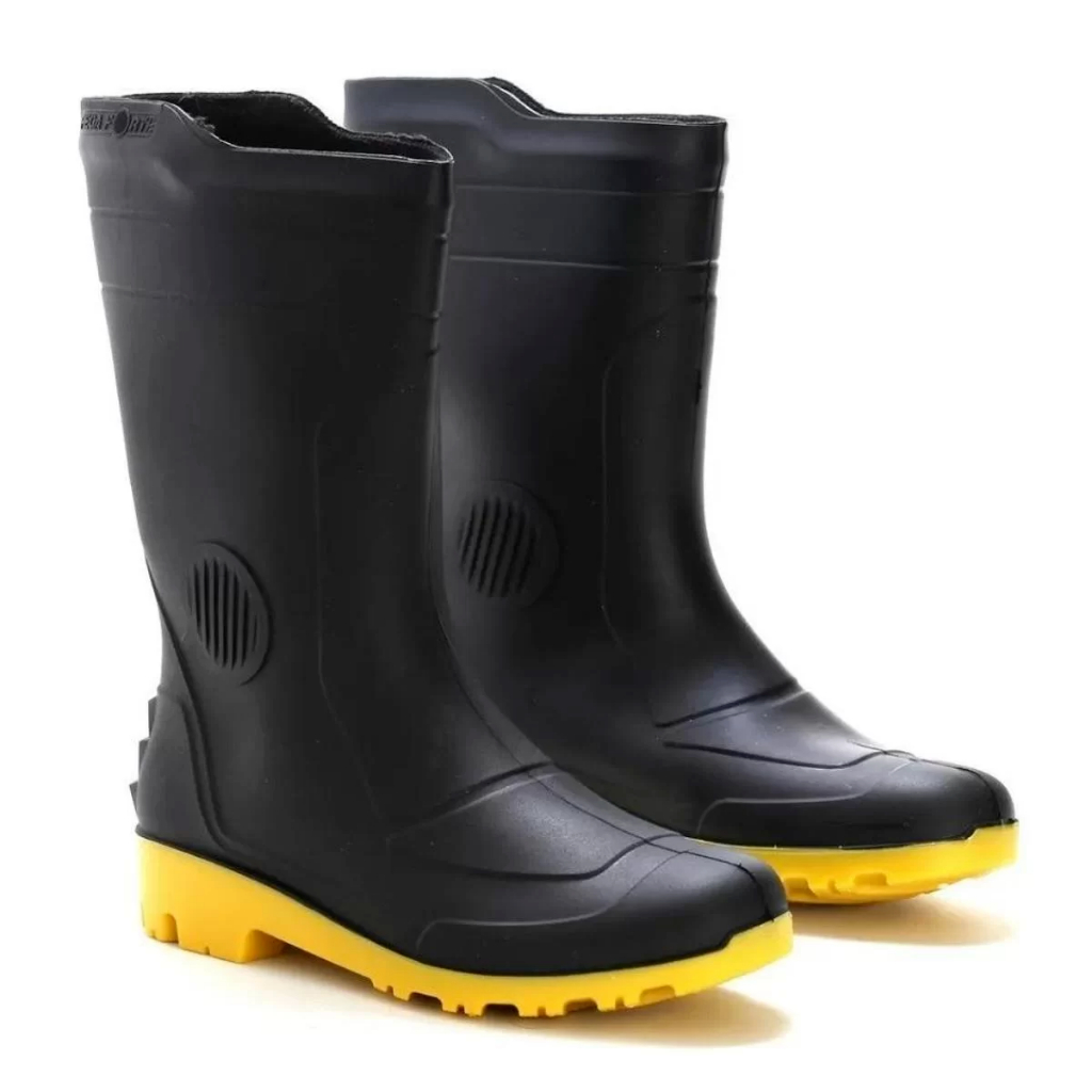 Bota Galocha Cano Médio Grendene Pega Forte Impermeável Chuva Limpeza Motoboy