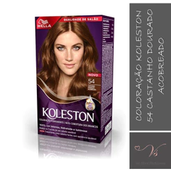 Tintura Koleston 54 Castanho Dourado Acobreado