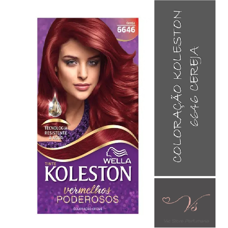Tintura Koleston Vermelhos Poderosos -  6646 Cereja em Oferta na Shopee