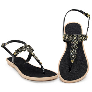 Rasteirinha Sandalia Feminina Oferta Promoção Glitter Moda Blogueiras Brilhante Premium Casual Escolar.