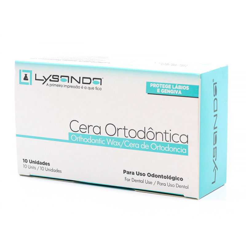 Caixa de Cera Ortodôntica- Lysanda com 10 unidades.