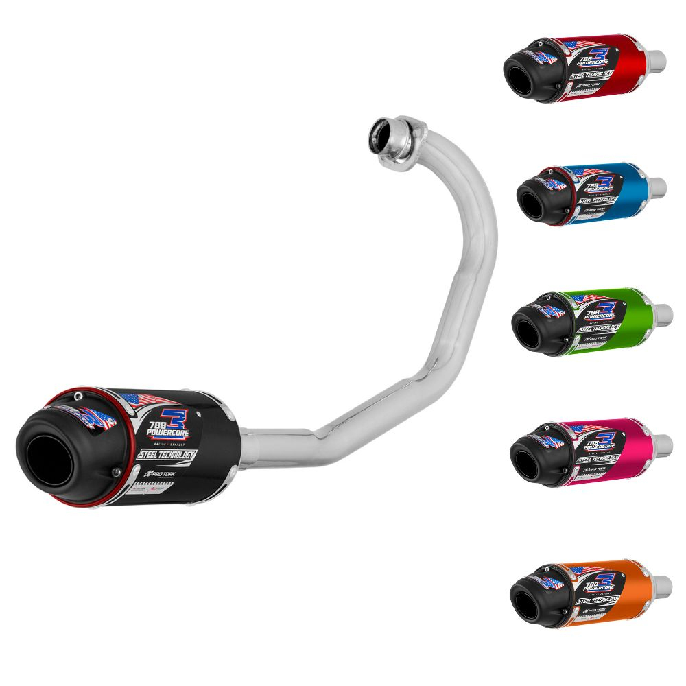Escapamento Moto Pro Tork Powercore 3 Steel Technology Titan  Fan 150 2009 Fan 125 2009 a 2014 em Oferta na Shopee