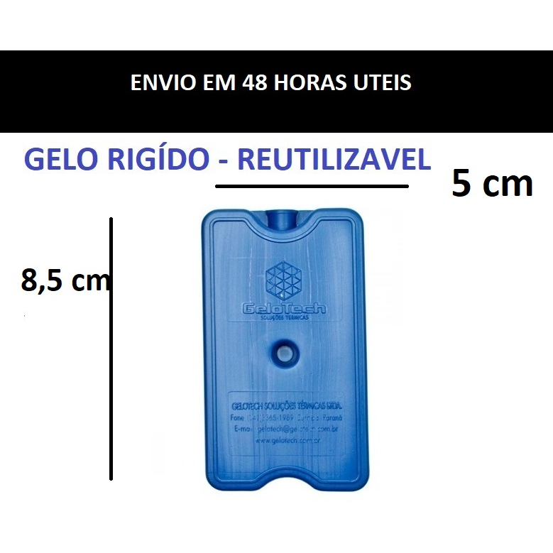 Gelo Rigido reutilizavel 100 ml unitario em Oferta na Shopee