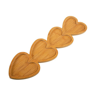 Petisqueira Bandeja Em Formato De Coração Com Divisorias em Oferta na Shopee