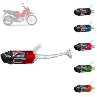 Escapamento Escape Para Moto Pro Tork Powercore 3 Steel Carbon Compatível Pop 110 2016 em Oferta na Shopee