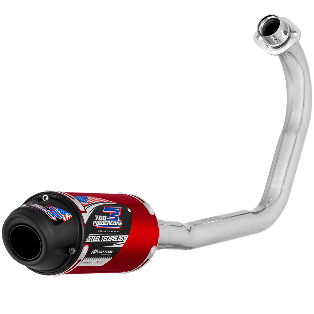 Escapamento Escape Moto Pro Tork Powercore 3 Steel Technology Titan 125 1995 1996 1997 1998 1999 em Oferta na Shopee