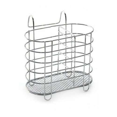 Porta Talheres Super resistente Organizadores Cromado Alça Encaixável Talher Top Útil 15,5x20x10cm