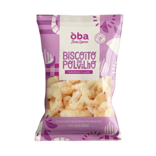 Biscoito Polvilho Parmesão E Alho Oba Bem Querer 100 G