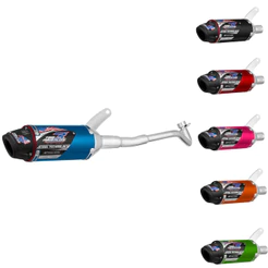 Escapamento Escape Moto Pro Tork Powercore 3 Steel Technology Compatível Pop 100 2007 a 2015