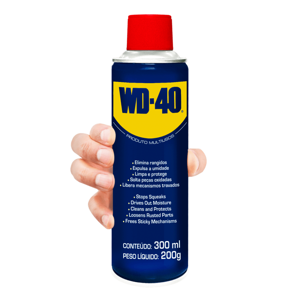 Óleo Lubrificante Desengripante WD-40 Multiuso 300ml Spray Aerosol