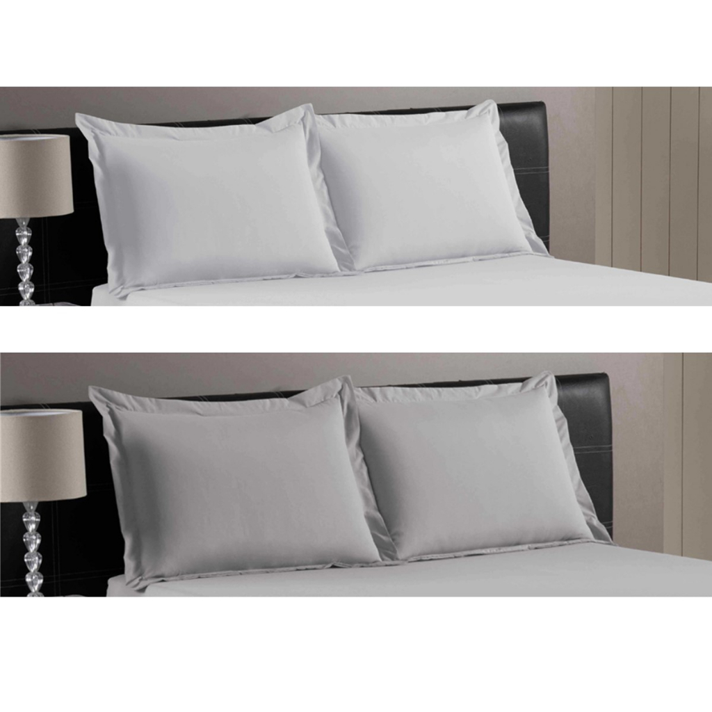 Fronhas Algodão Percal 200 Fios com Abas - 4 Unidades em Oferta na Shopee