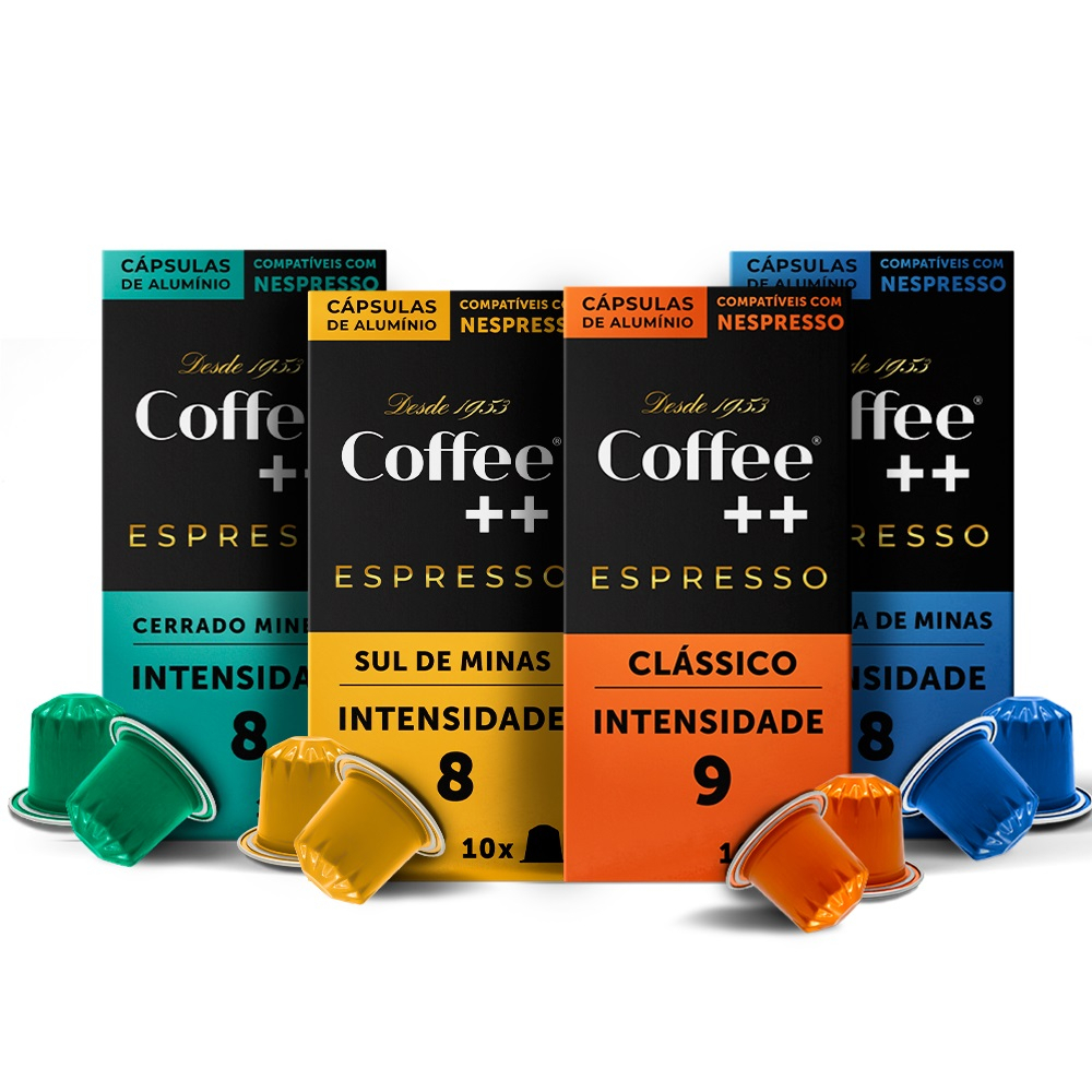 40 UNIDADES Cápsulas de café Coffee Mais NESPRESSO em Oferta na Shopee