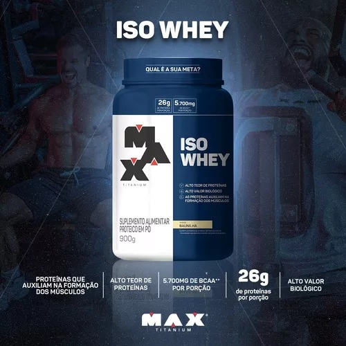 Iso Whey 900g Max Titanium