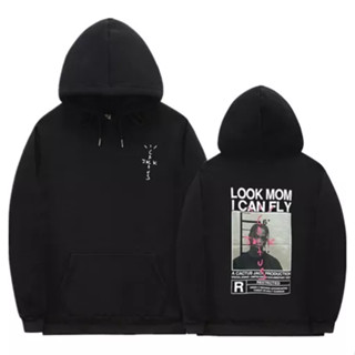 Blusa Moletom Travis Scott Cactus Jack Look Mom I Can Fly Music