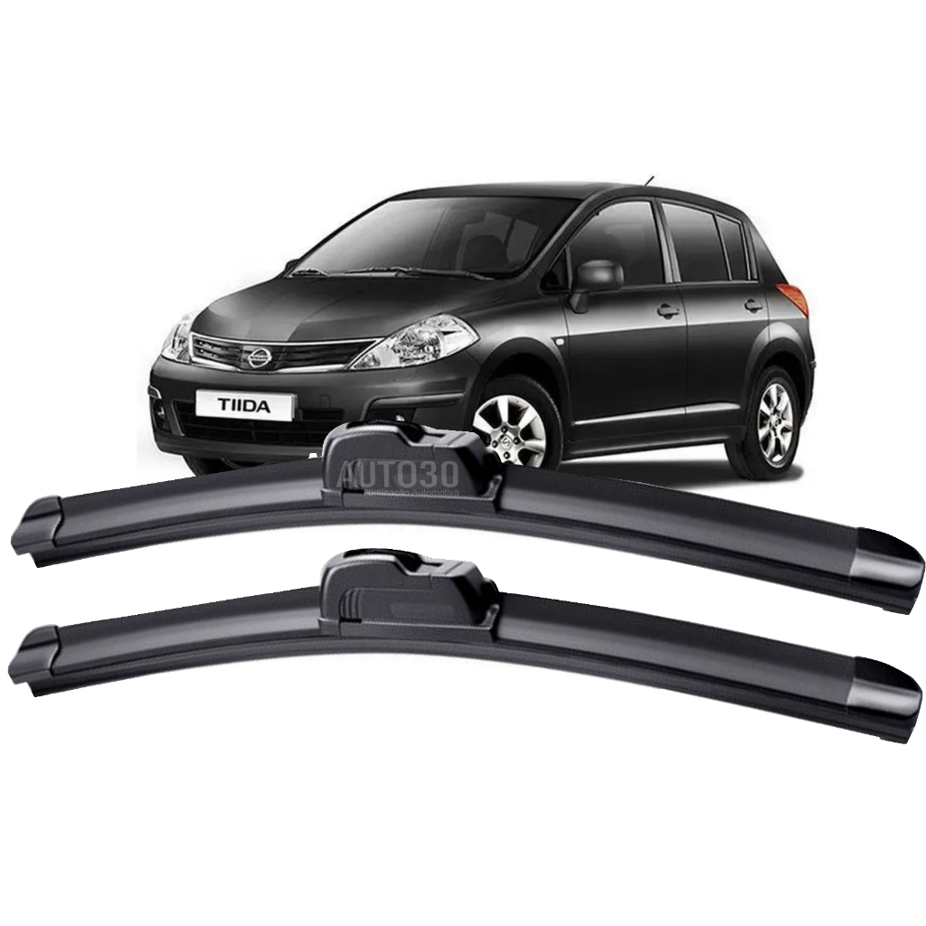 Par Palhetas Limpador Para-brisa Nissan Tiida Versa Frontier