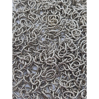 Correntinha, corrente para montagem de chaveiro, bijuterias - 50 peças