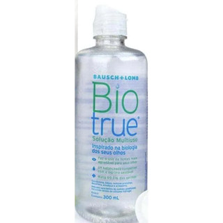 Biotrue Solução Multiuso 300ml - Solução Limpadora para Lentes de Contato Gelatinosas