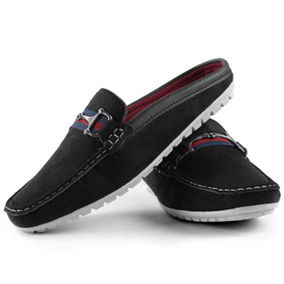 Mocassim Mule Social Masculino Sapatilha Calce Fácil Camurça Envio Imediato