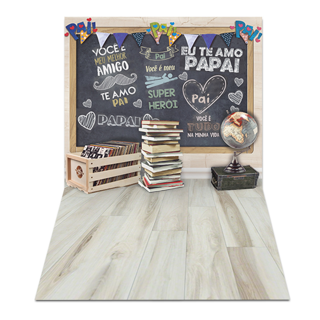 Fundo Fotográfico Dia dos Pais Lousa em Tecido PN-0272