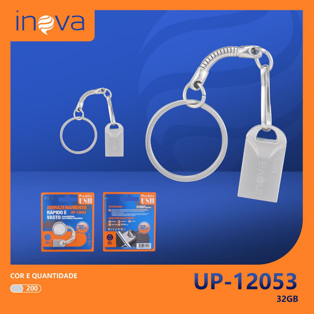 Pen Drive 32gb Metal Usb 3.0 Original Lacrado Novo Com Nf