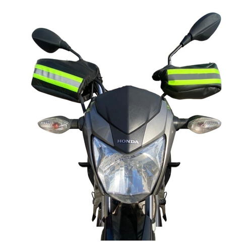 Polaina Guidão Térmica Impermeável Moto Reforçada Refletiva Otima para dias frios e chuvosos em Oferta na Shopee