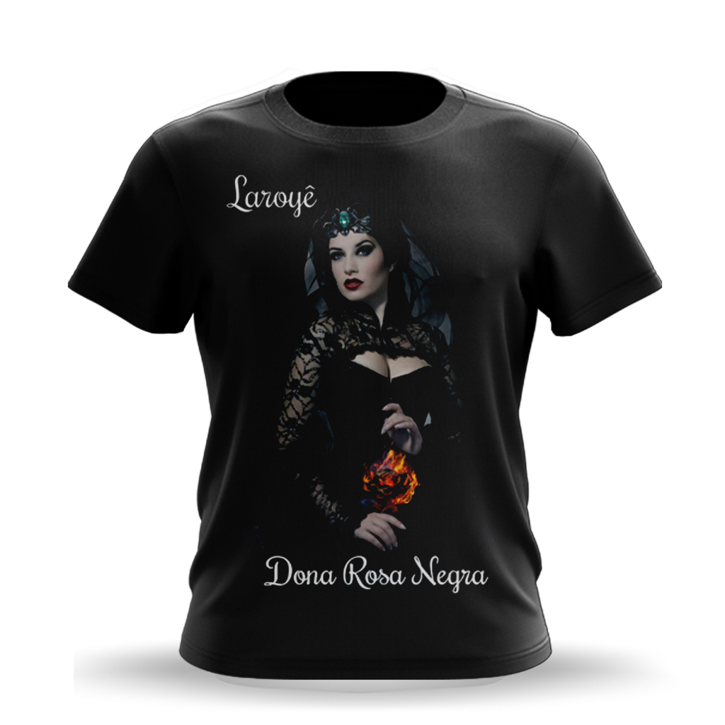 Camisa Pomba Gira Rosa Negra - Cod.025
