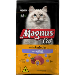 Ração Magnus Cat Gato Adulto Castrado Carne 10,1 kg