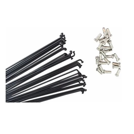 Kit Com 72 Raios Preto 185mm Comum 2.0 BMX  - Promoção em Oferta na Shopee