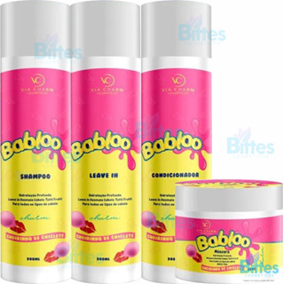 KIT BABLOO VIA CHARM COSMÉTICOS HIDRATAÇÃO PROFUNDA EFEITO TEIA