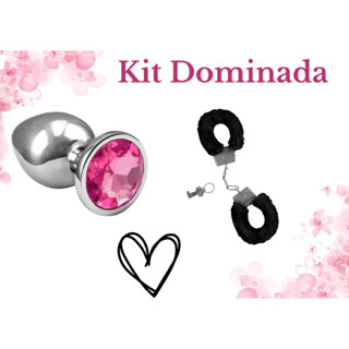Kit Sex Shop - Algema Pelucia Sex + Plug Anal aço - Sex Shop