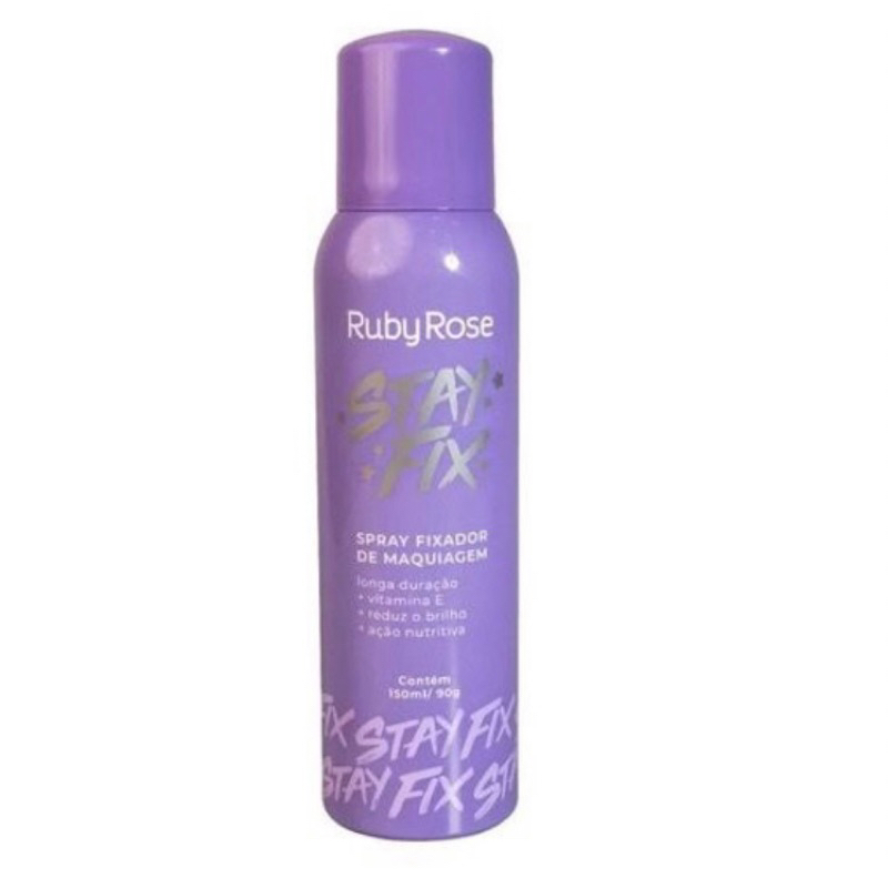 Fixador de maquiagem Stay Fix Spray Ruby Rose HB-323