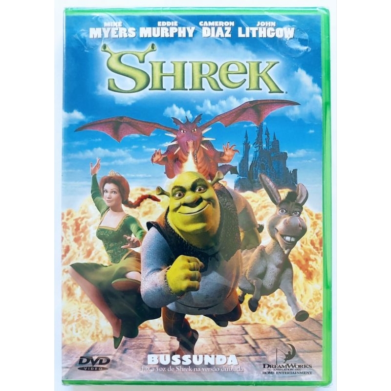 Dvd Shrek - Lacrado e Original. (RARIDADE) Estojo Verde.