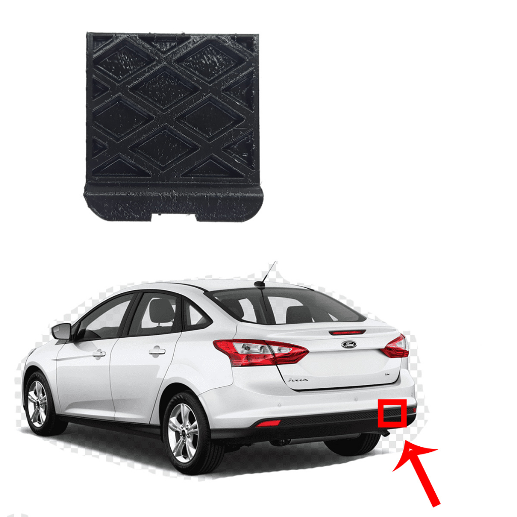 Tampa Reboque Parachoque Focus Sedan 2014 2015 2016 2017