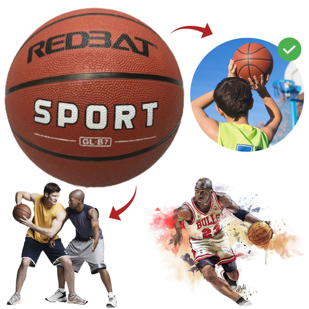Bola De Basquete Basketball Tamanho Padrão Ótima Qualidade