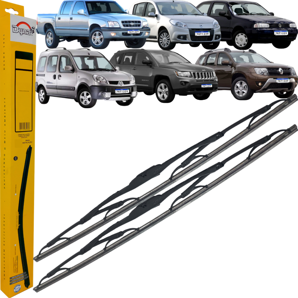 Par de Palhetas Dianteiras Dyna Logan Sandero Tempra Blazer em Oferta na Shopee