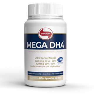 Mega Dha Omega3 Vitafor 1500 Dha/300 Epa - 60 Caps Original
