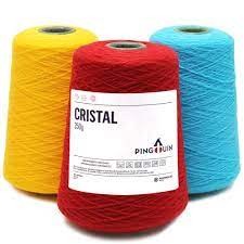 Lã Cristal 3/15 Cone de 250grs