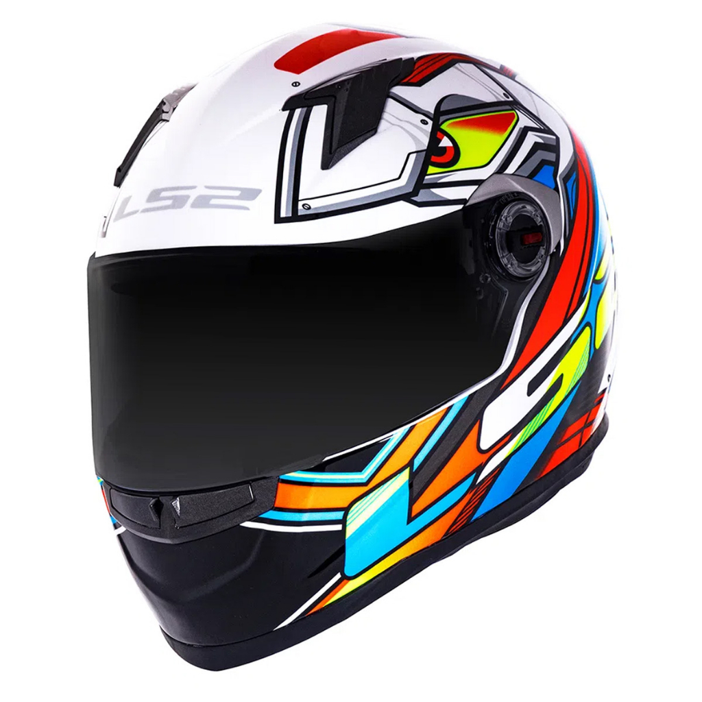 Capacete Ls2 Ff358 Xdron Neon Colorido — imagem 2 de 2