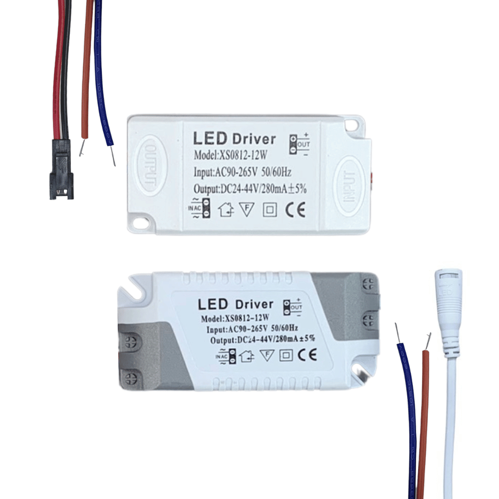 Led Driver Adaptador Fonte De Alimentação Para Lâmpada led 12W