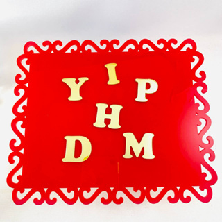 Aplique Letra de Acrílico Espelhado Dourado 4 CM KIT 10 UND em Oferta na Shopee