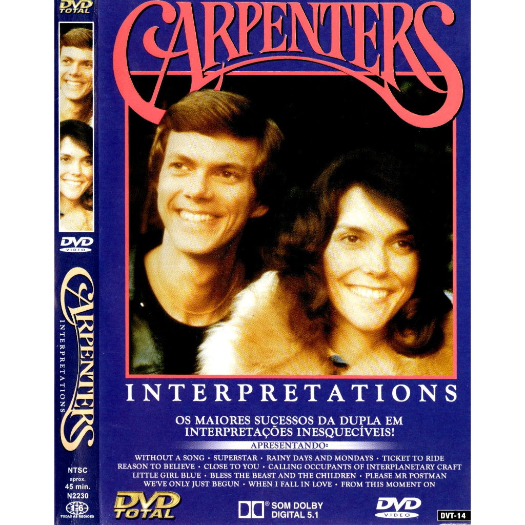 DVD - CARPENTERS - INTERPRETATIONS