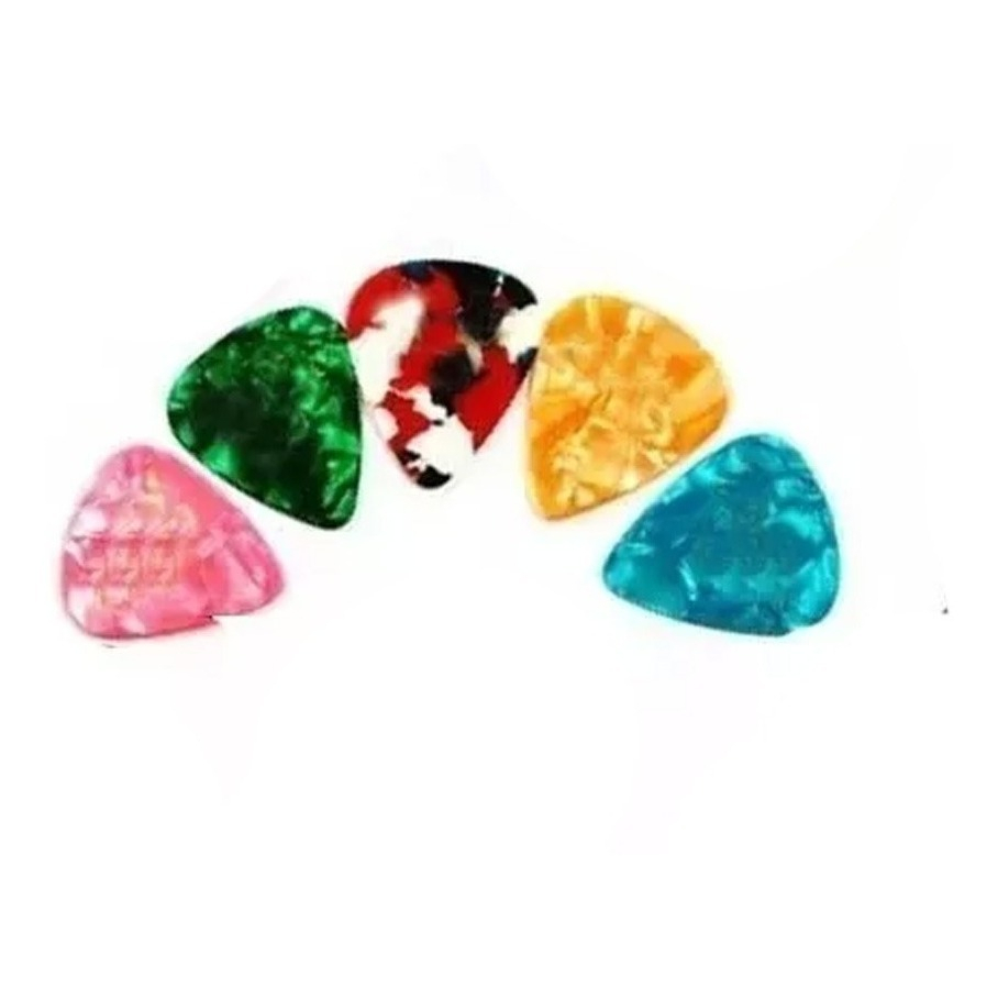 Palhetas de espessuras sortidas Kit 5 Unidades em Oferta na Shopee