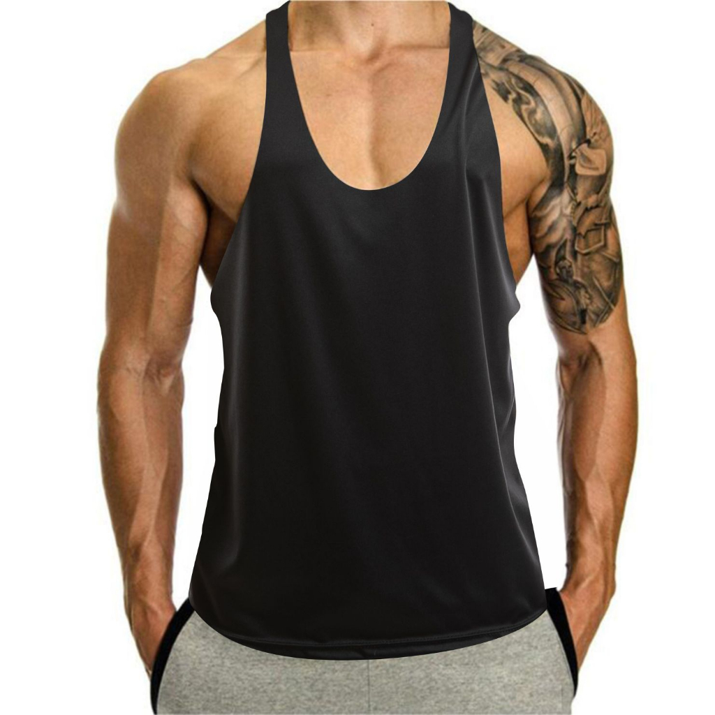 Regata masculina Academia cavada Poliéster lisa em Oferta na Shopee