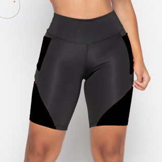 Short Legging Feminino Shorts de Academia Fitness Bermuda Roupa de Ginástica Crossfit Promoção