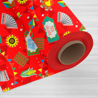 Kit 4 toalhas de mesa para festa junina 70x70