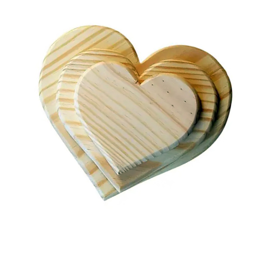 tabua coração de madeira pinus decoração mesa posta frios artesanato vários tamanhos em Oferta na Shopee