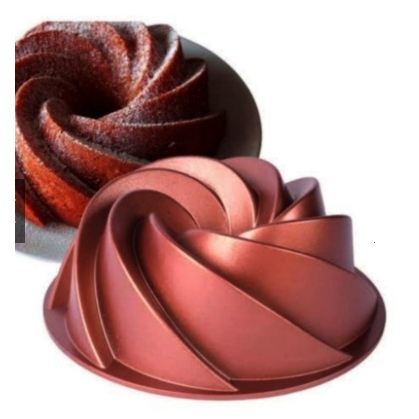 Forma De Bolo Vulcão Com Revestimento Anti-aderente Teflon Cores Variadas em Oferta na Shopee