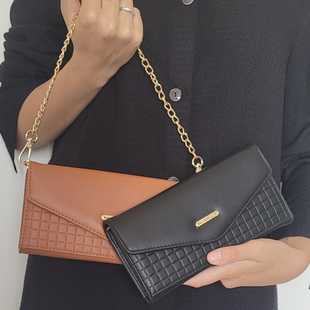 Carteira Feminina Grande Com Alça Tiracolo Porta Celular